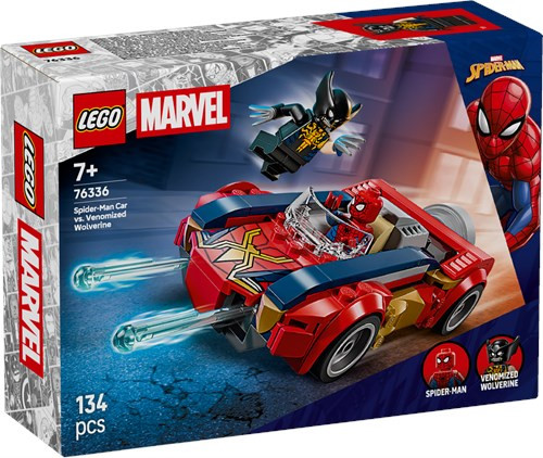 LEGO Marvel Super Heroes – Carro do Spider-Man vs. Wolverine Venomizado (76336)
