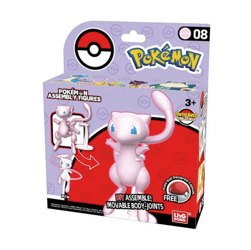 Figura Pokémon Mew Model Kit com Poké Ball