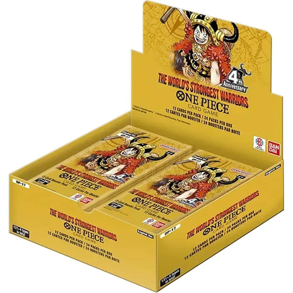 One Piece Card Game Booster Box 2WAVE OP-17 The World's Strongest Warriors Inglês Bandai