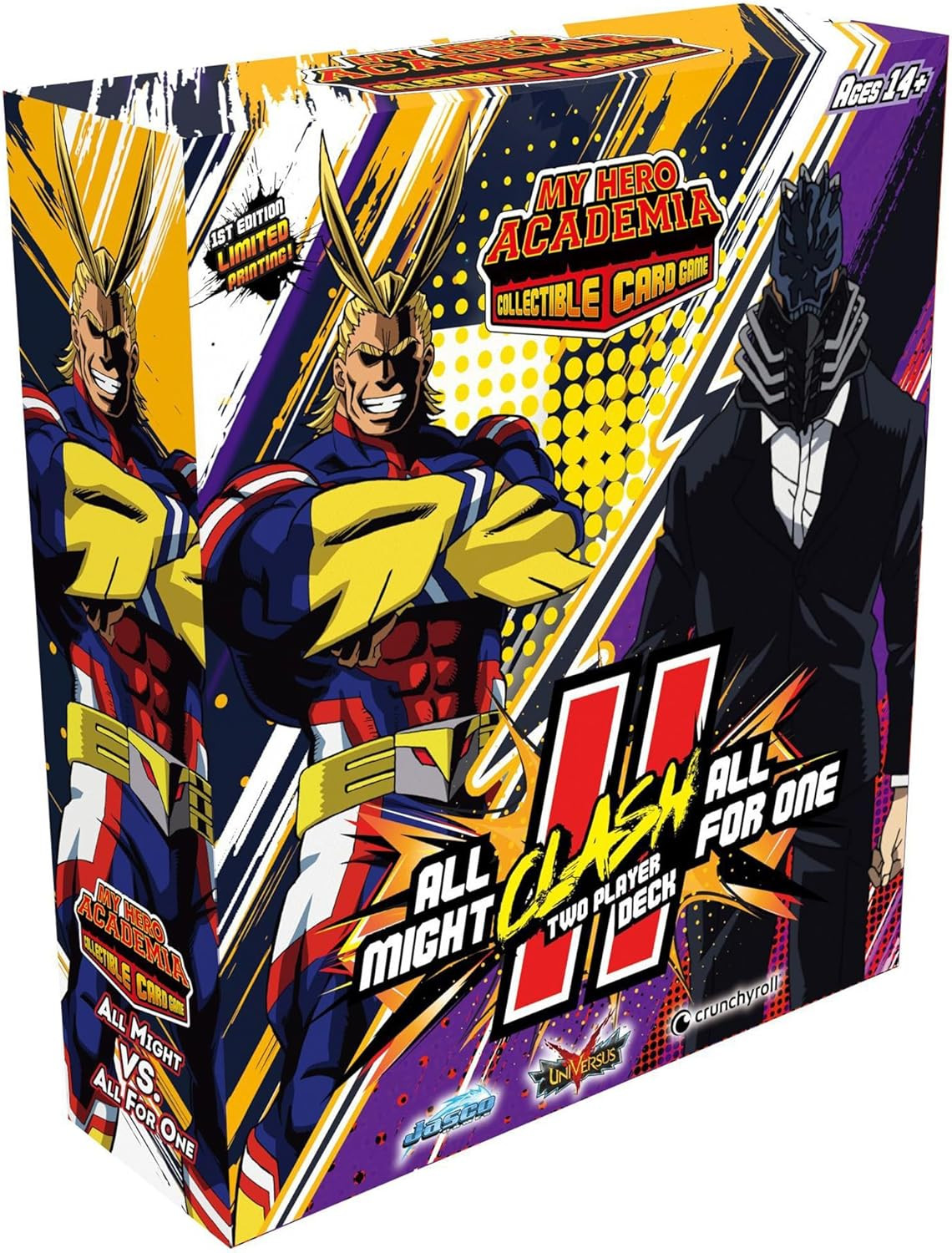 My Hero Academia CCG - Série 4: League of Villains - 2 Player Clash Deck All Might vs. All For One - Inglês