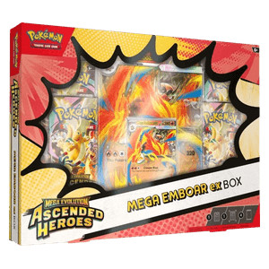 Pokémon TCG – Ascended Heroes: Mega Emboar ex Box (English)