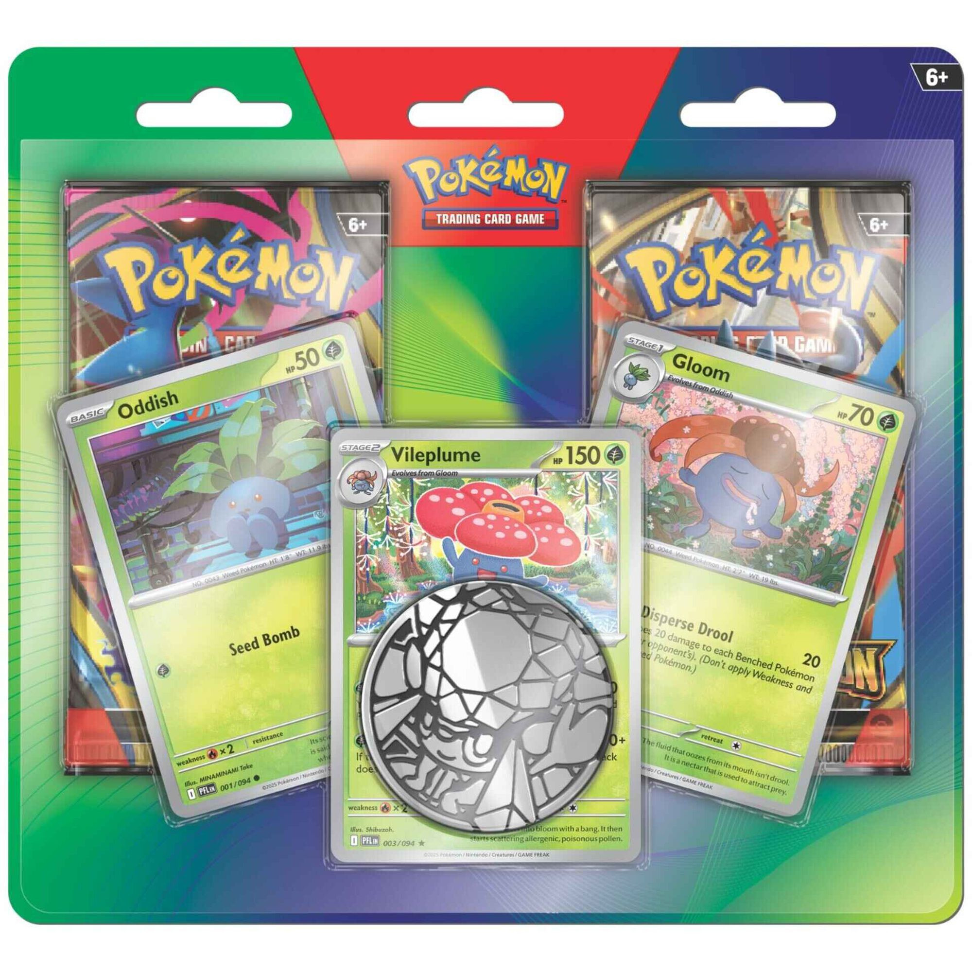 Mega Evolution Enhanced 2-Pack Blister - Oddish, Gloom & Vileplume