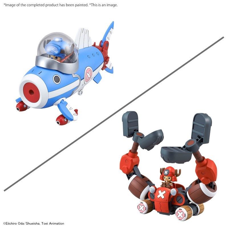 Model Kit One Piece Chopper Robo No.3 & No.5 Chopper Submarine & Chopper Crane Bandai