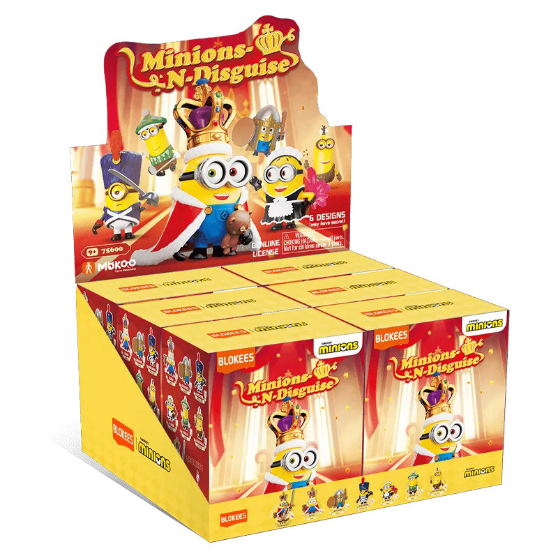 Figura Surpresa Minions Mokoo Series 01 Minions N-Disguise Caixa 6 Unidades Blokees