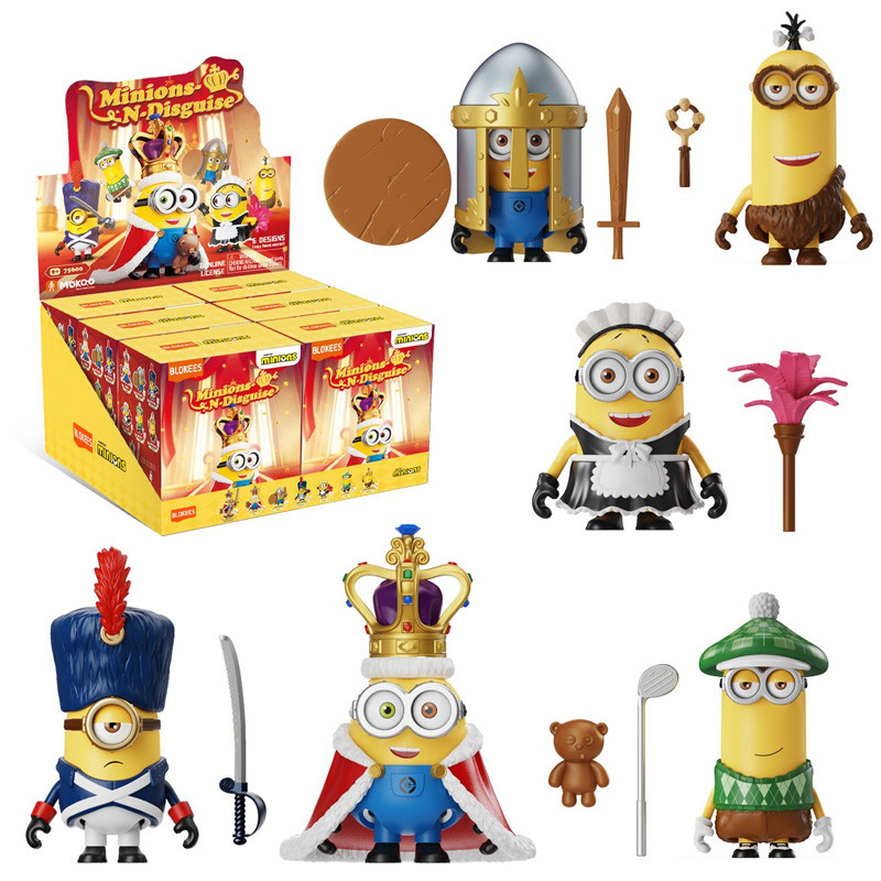 Figura Surpresa Minions Mokoo Series 01 Minions N-Disguise Caixa 6 Unidades Blokees