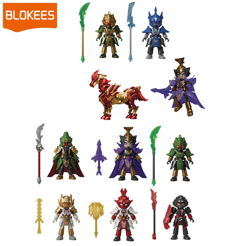 Blokees Herospire Warrior Version 03 Rise of the Dragon Blind Box Display 9 Unidades