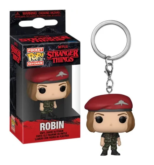 Funko Pocket Pop! Stranger Things Hunter Robin Keychain