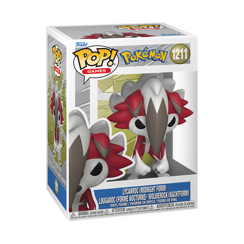 Funko Pop Pokémon Lycanroc Midnight Form #1211