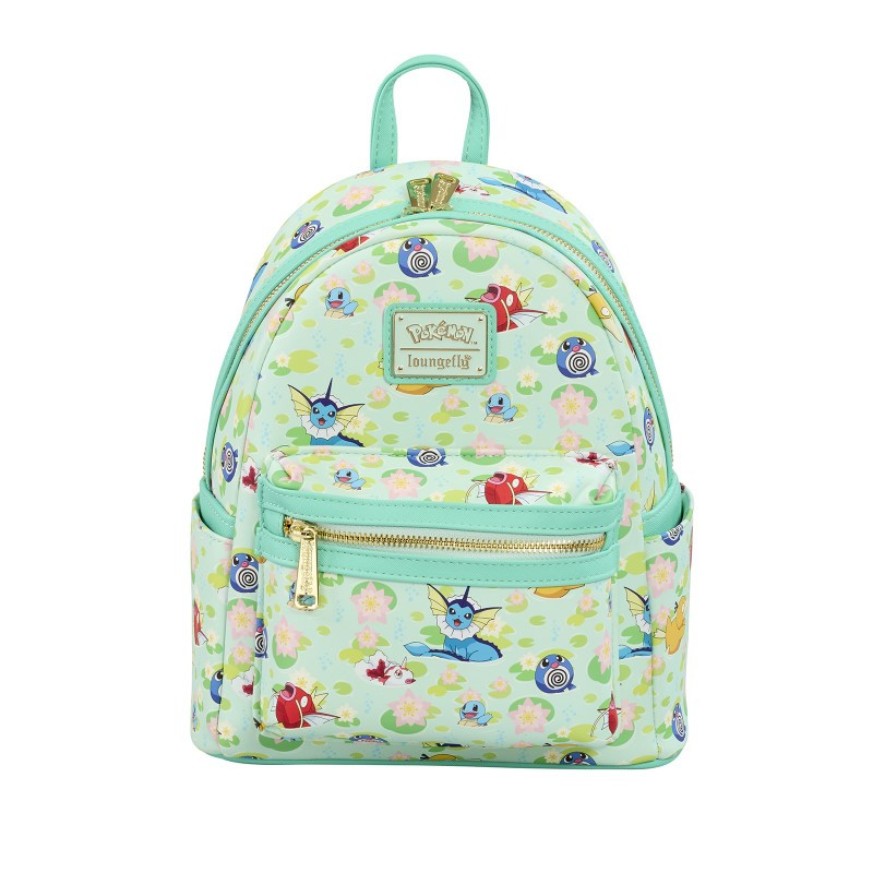 Mini-Rucksack Pokémon Wasser-Typ Vaporeon Magikarp Psyduck Loungefly