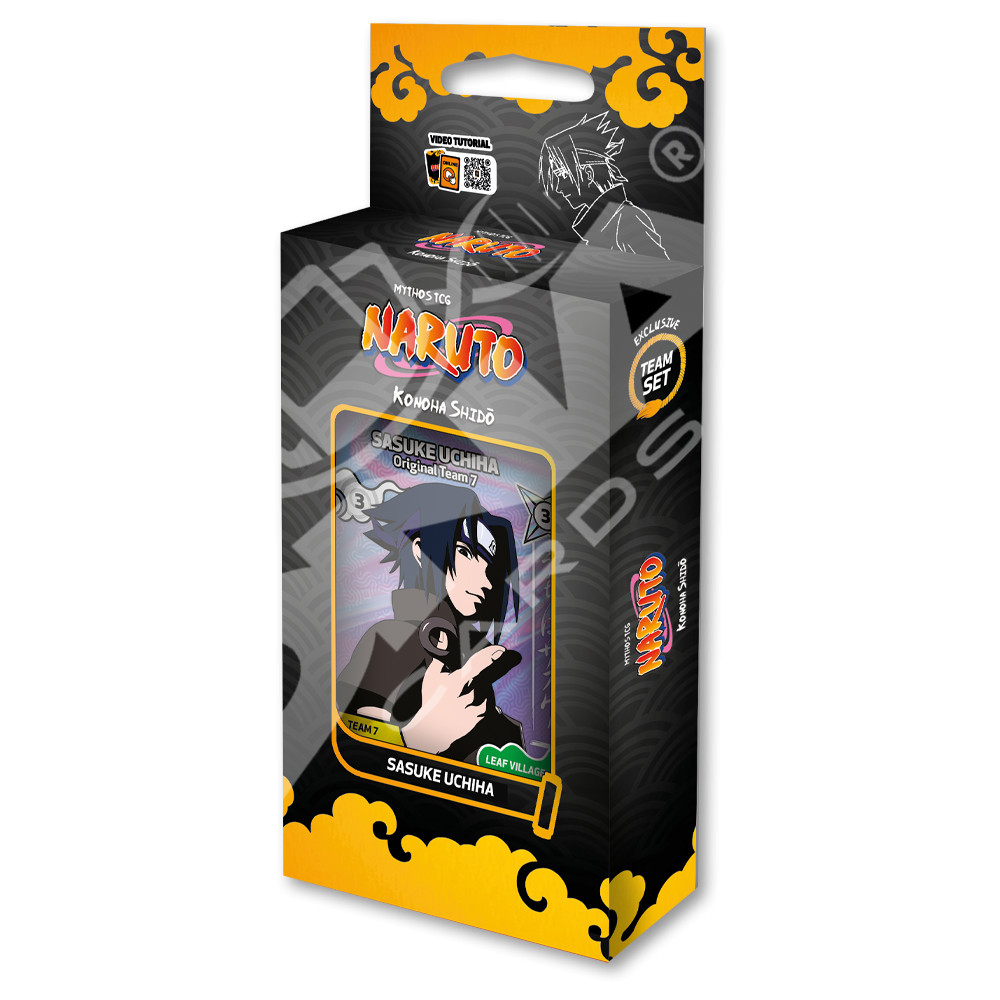 Naruto Mythos Team Set Sasuke Konoha Shido 2nd Edition FR CICABOOM