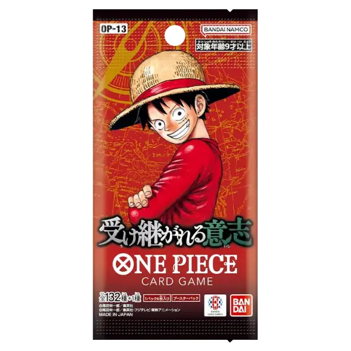 One Piece Card Game OP-13 Carrying on His Will – Booster Japonês