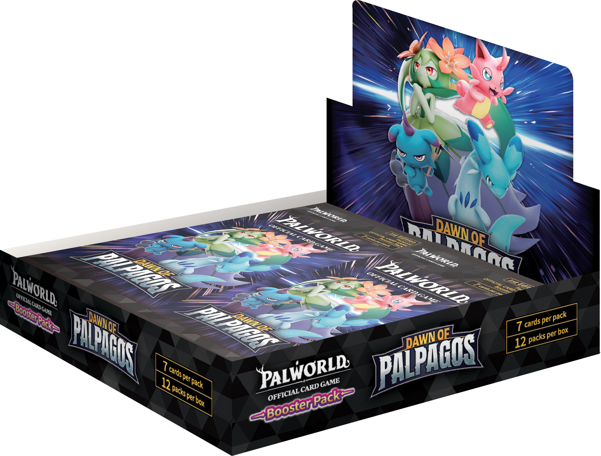 Booster Box Display Dawn Of Palpagos (12 Boosters) Inglés BP-01 - Palworld