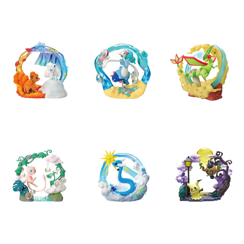 Pokémon Überraschungsfigur Circular Diorama Collection 2 A Sparkling Moment Re-Ment