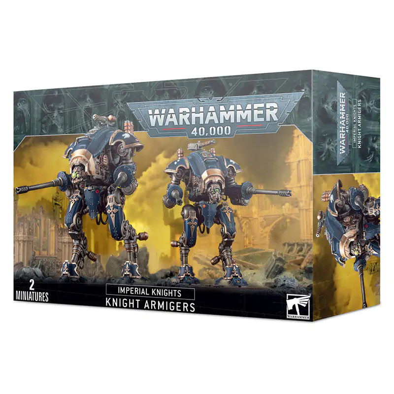 Warhammer 40,000 Imperial Knights Knight Armigers Miniatures Games Workshop