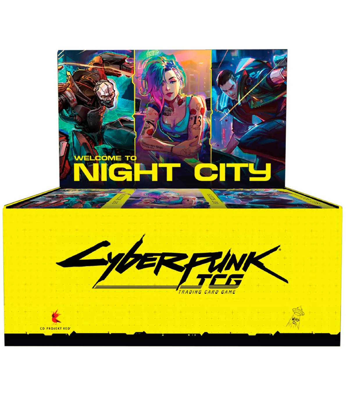 Booster Box Display (24 saquetas) Welcome to Night City Em Inglês - Cyberpunk TCG