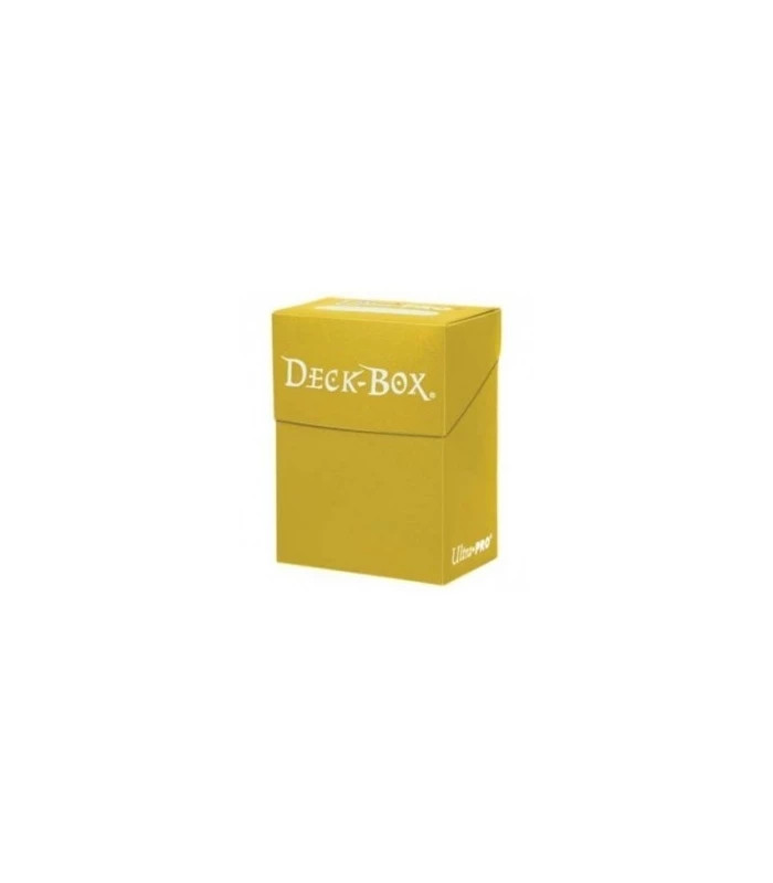 Deck Box Ultra Pro Amarela 80+ para Cartas TCG