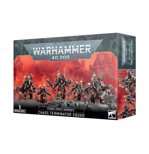 Warhammer 40,000 Escouade de Terminators du Chaos Miniatures Games Workshop