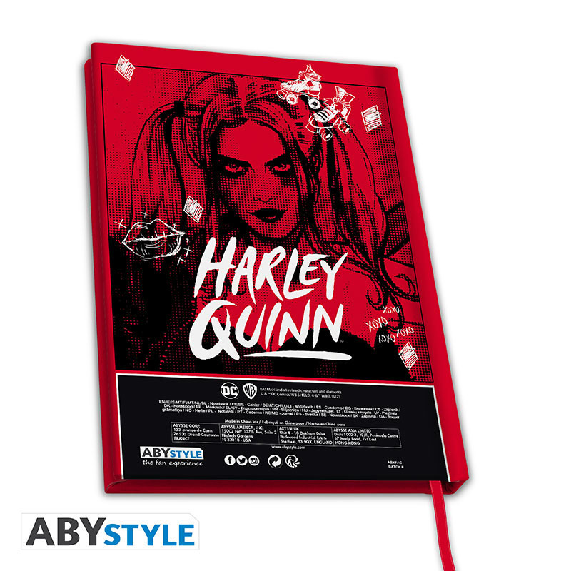 Caderno A5 Harley Quinn DC Comics ABYstyle