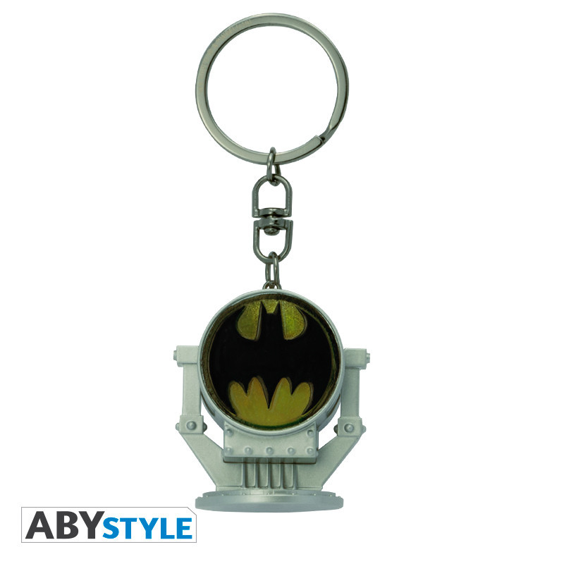 ABYstyle Premium 3D Batman Bat-Signal Keyring with Light