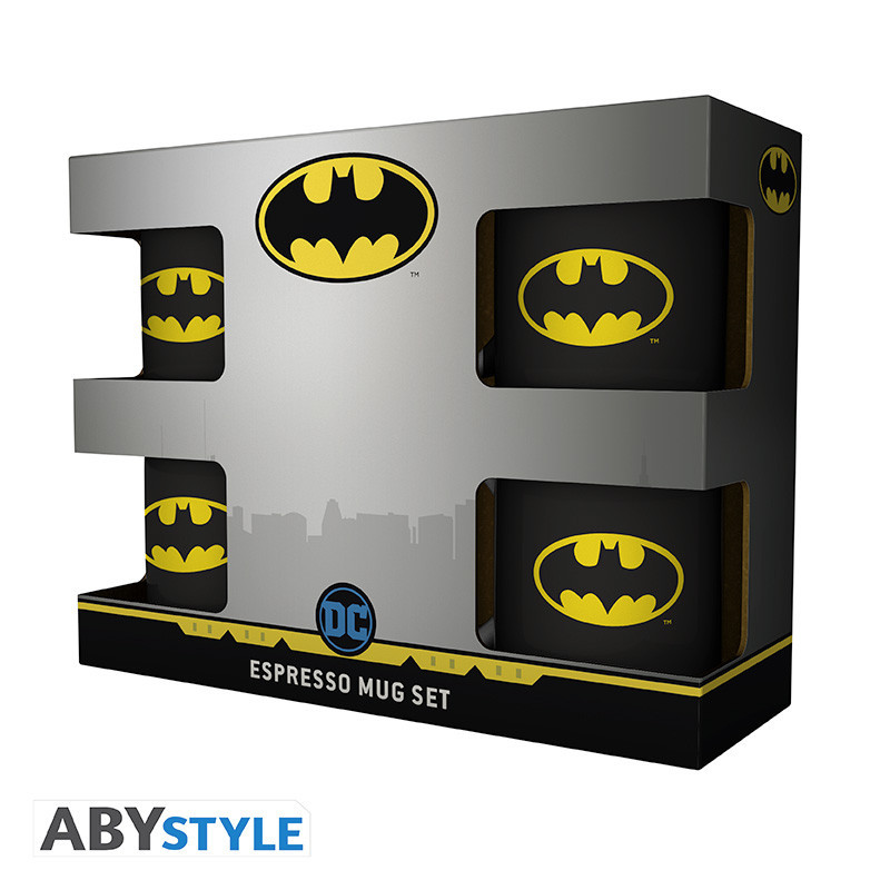 Canecas Espresso Batman Iconic DC Comics Pack 4 ABYstyle