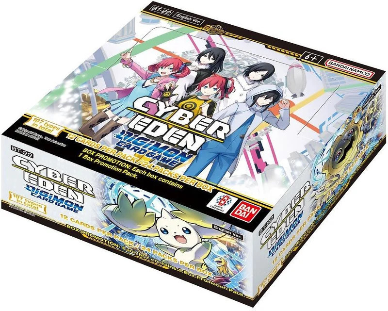 Digimon Card Game Cyber Eden BT-22 Booster Box Bandai