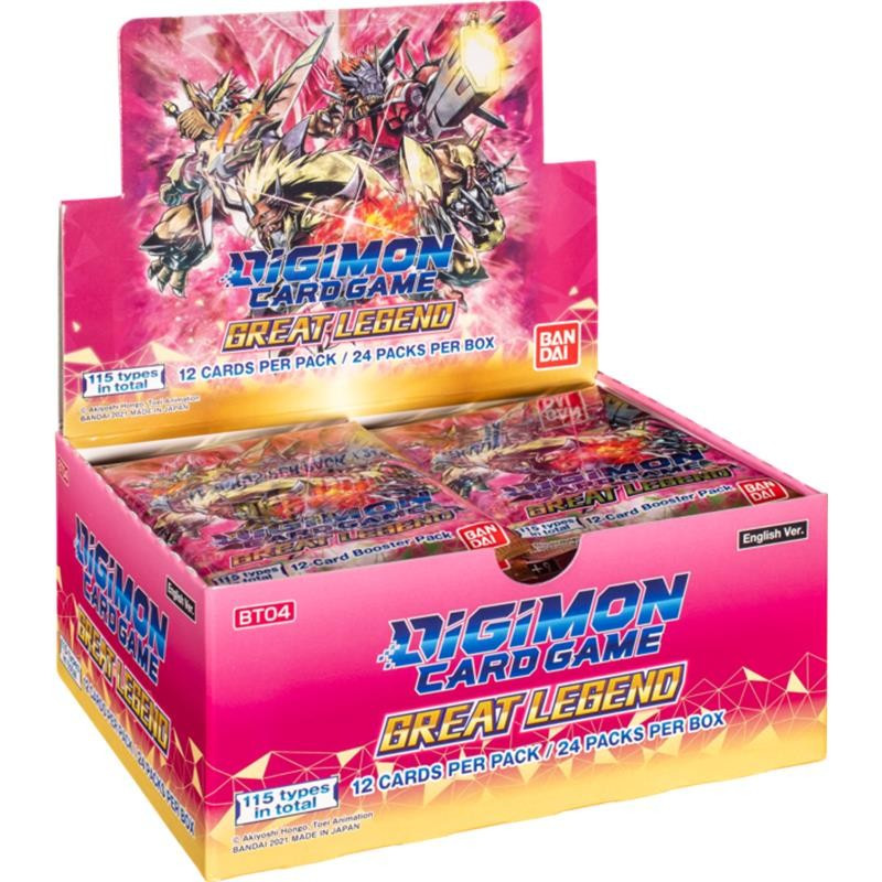 Digimon Card Game Great Legend BT04 Booster Box Bandai