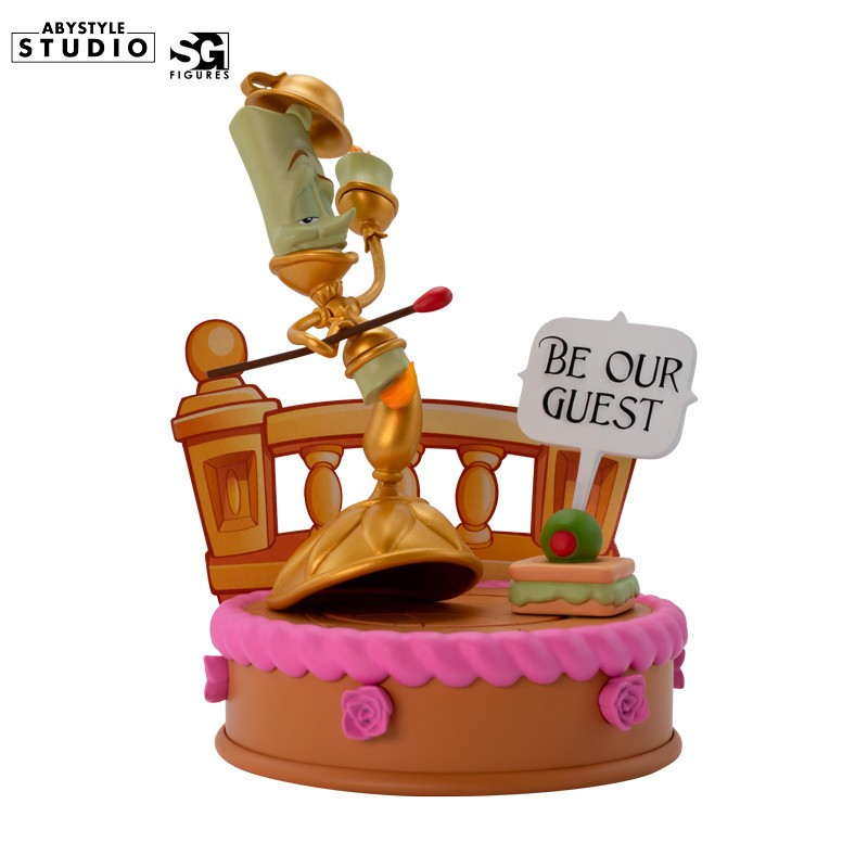 Figura Disney A Bela e o Monstro Lumière Super Figure Collection ABYstyle Studio