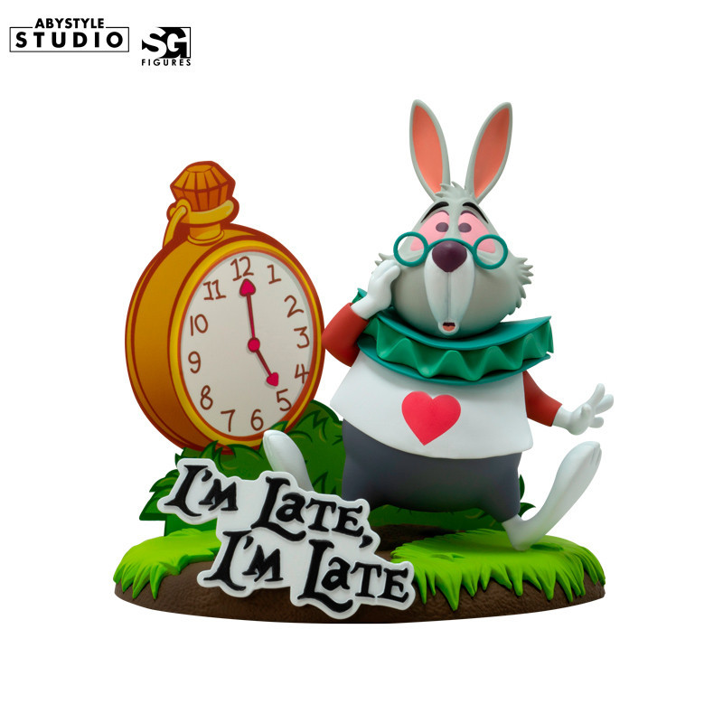 Figura Disney Alice no País das Maravilhas Coelho Branco ABYstyle Studio