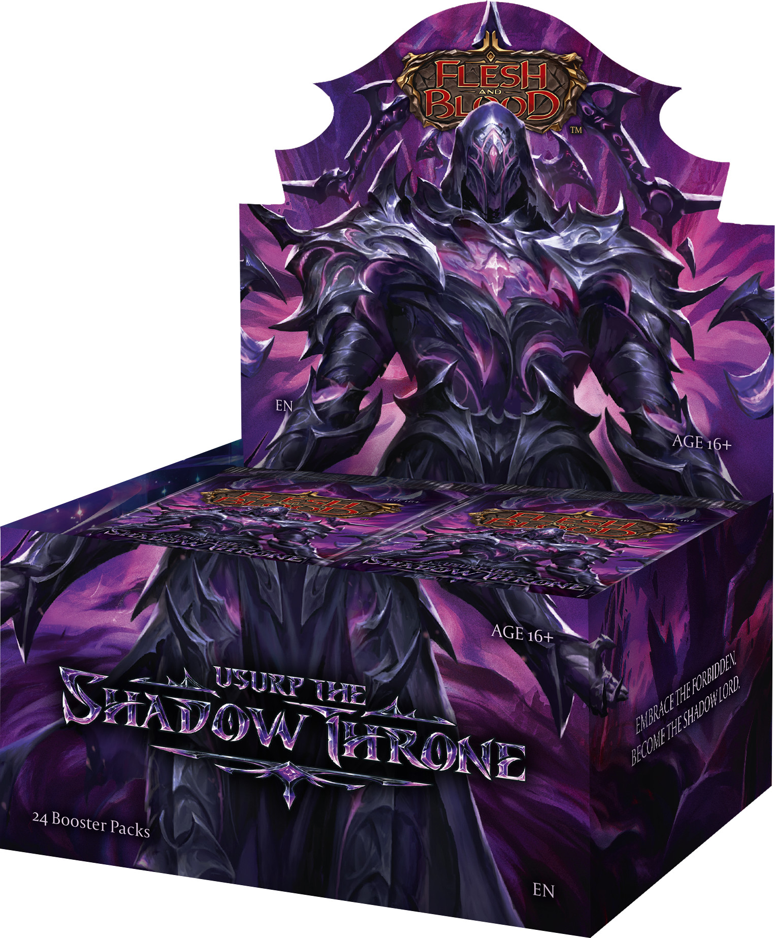 Flesh & Blood TCG Usurp the Shadow Throne Booster Display 24 Packs EN Legend Story Studios