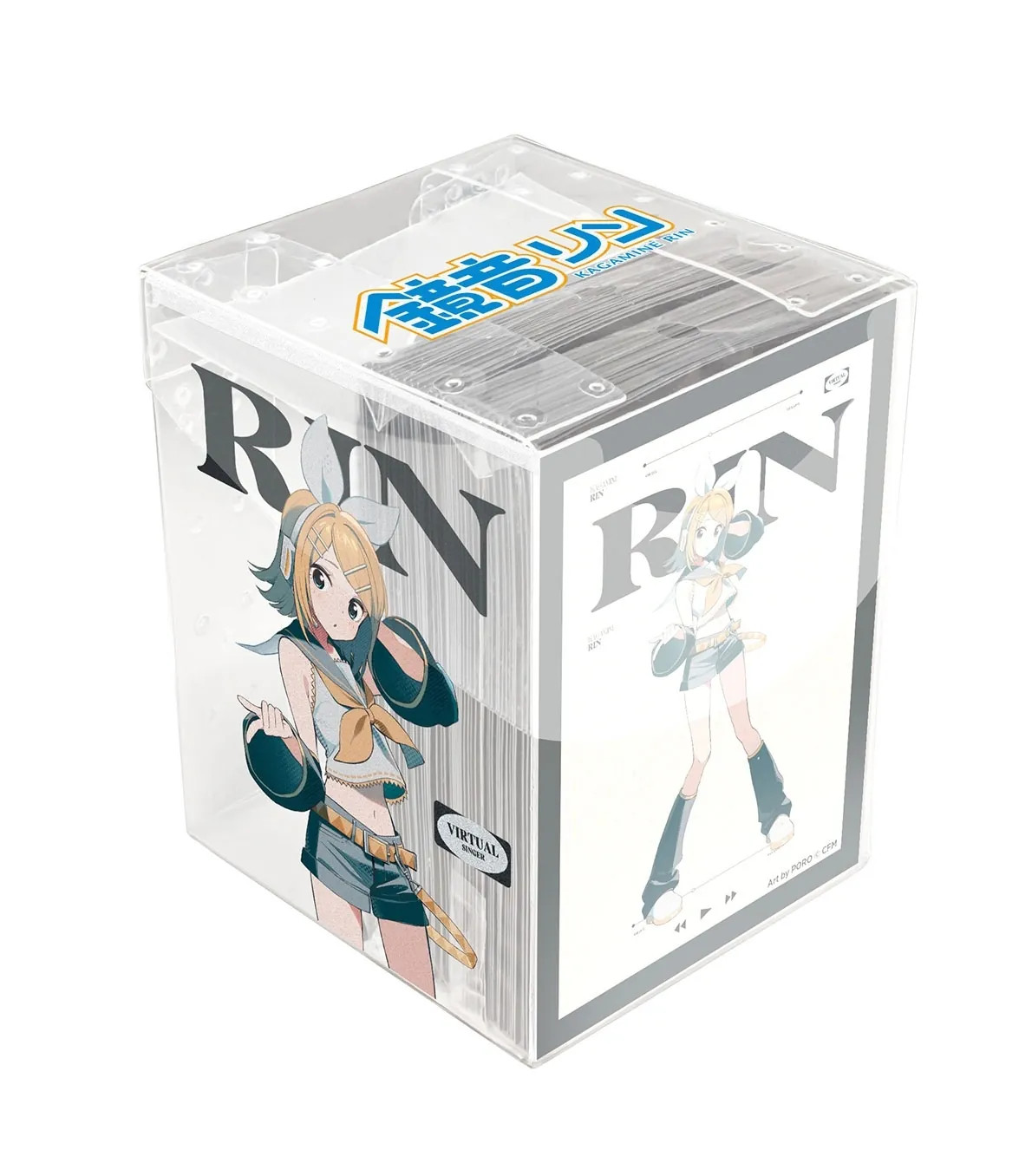 Ultra PRO Deck Protector® 100 Capas + Caixa Transparente – Rin (Hatsune Miku Series)