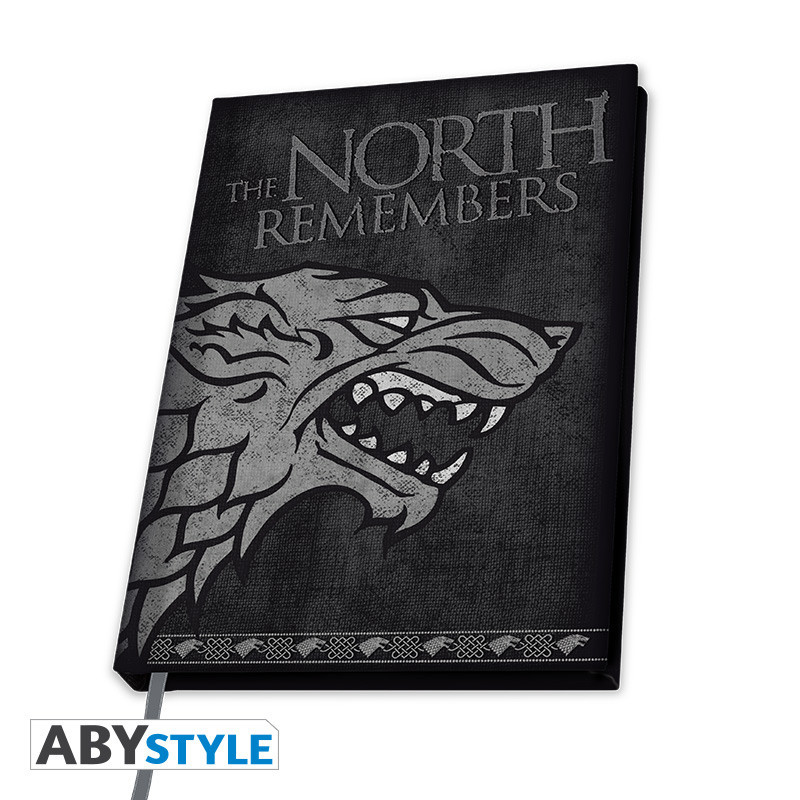 Caderno A5 Game of Thrones House Stark ABYstyle