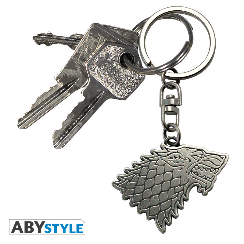 Game of Thrones House Stark Metal Keychain ABYstyle