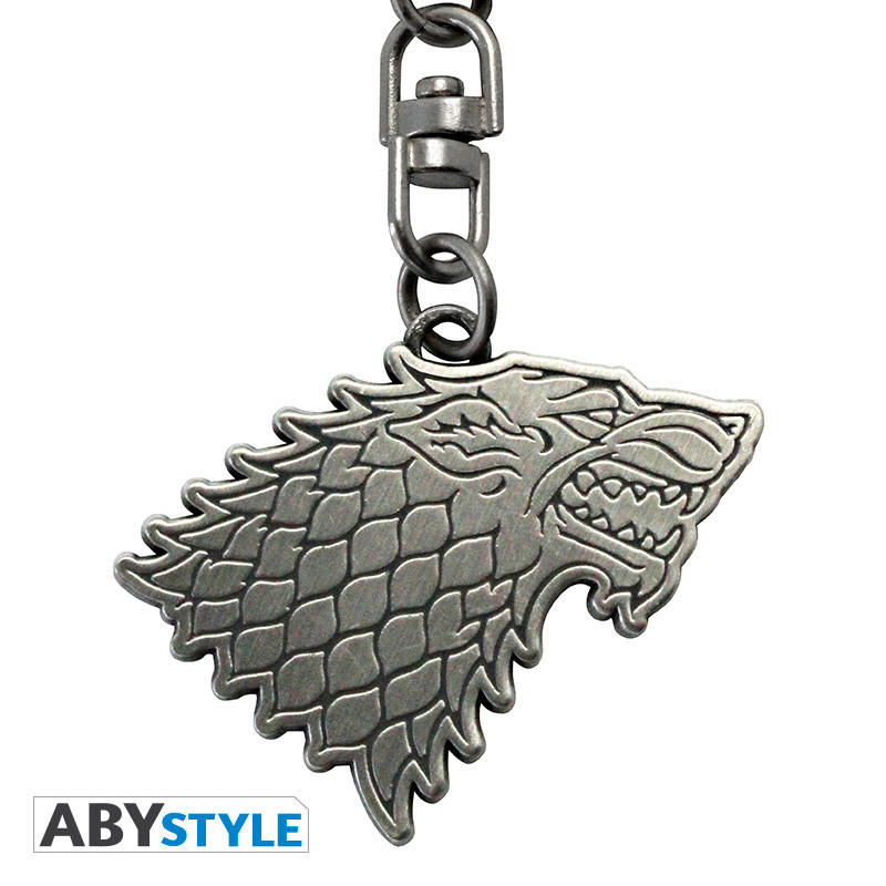 Game of Thrones House Stark Metal Keychain ABYstyle