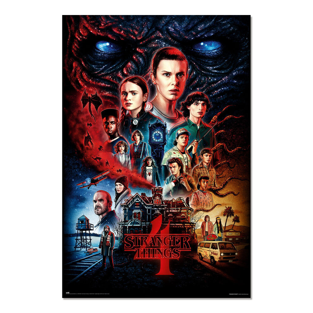 Poster Casa Vecna Stranger Things 4 91,5x61cm