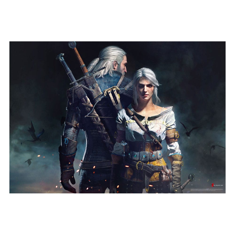 The Witcher: Geralt & Ciri Puzzle 1000 Peças