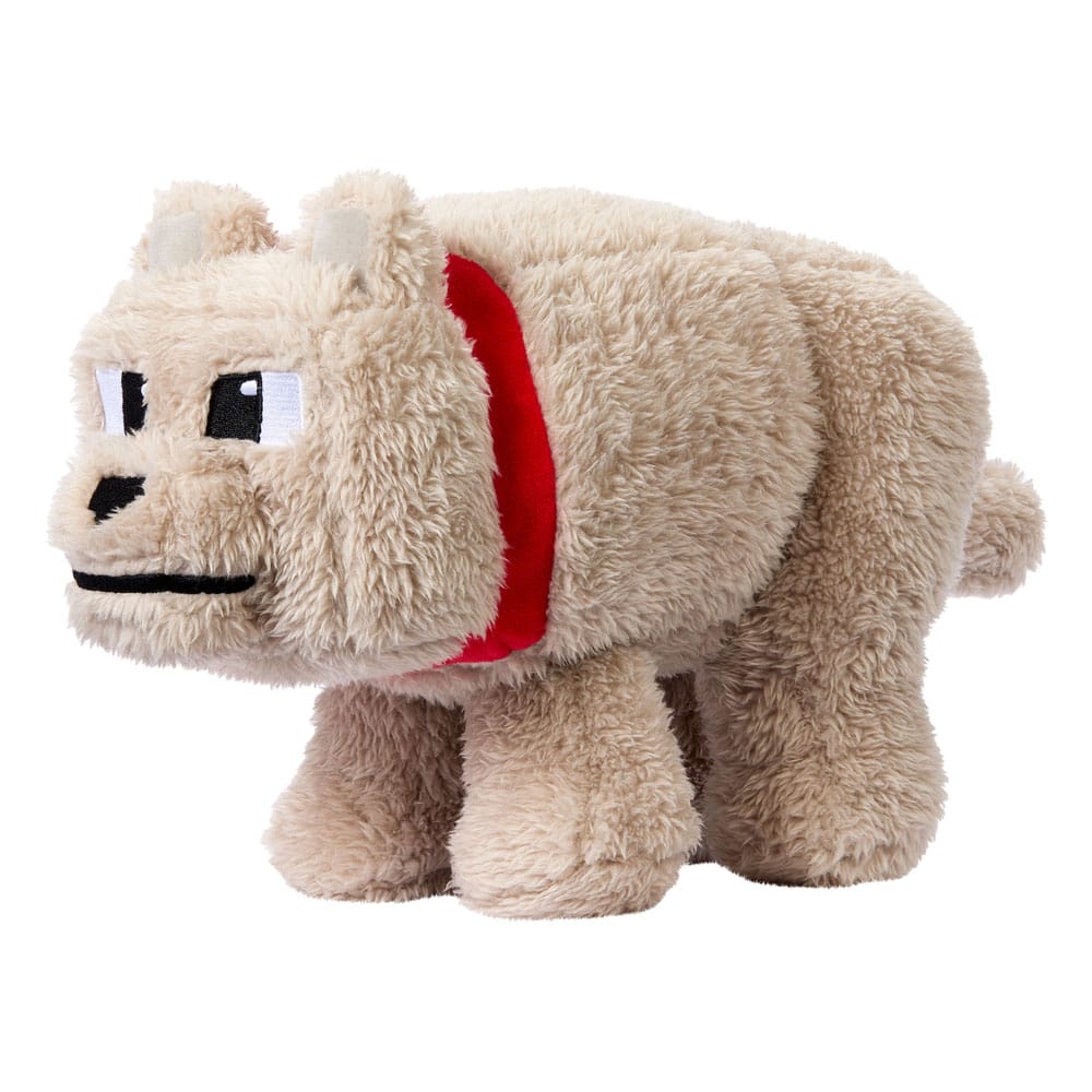 Minecraft Movie DENNIS THE WOLF 20cm Soft Plush Toy