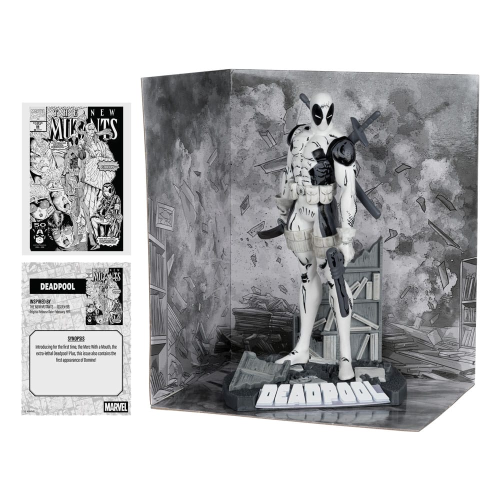 McFarlane Toys Deadpool The New Mutants #98 LineArt 1:10 Posed Gold Label