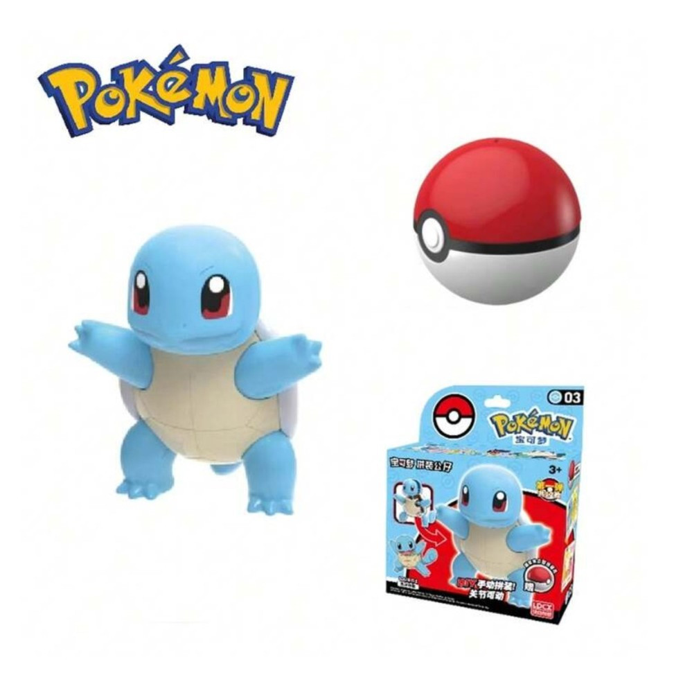 Pokémon Squirtle Buildable Figure with Poké Ball LDCX