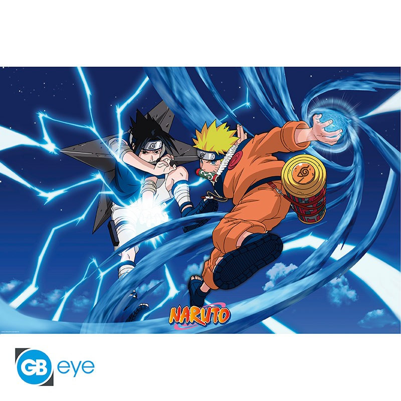 Poster Naruto Shippuden Naruto & Sasuke Maxi 91,5 x 61 cm GB Eye