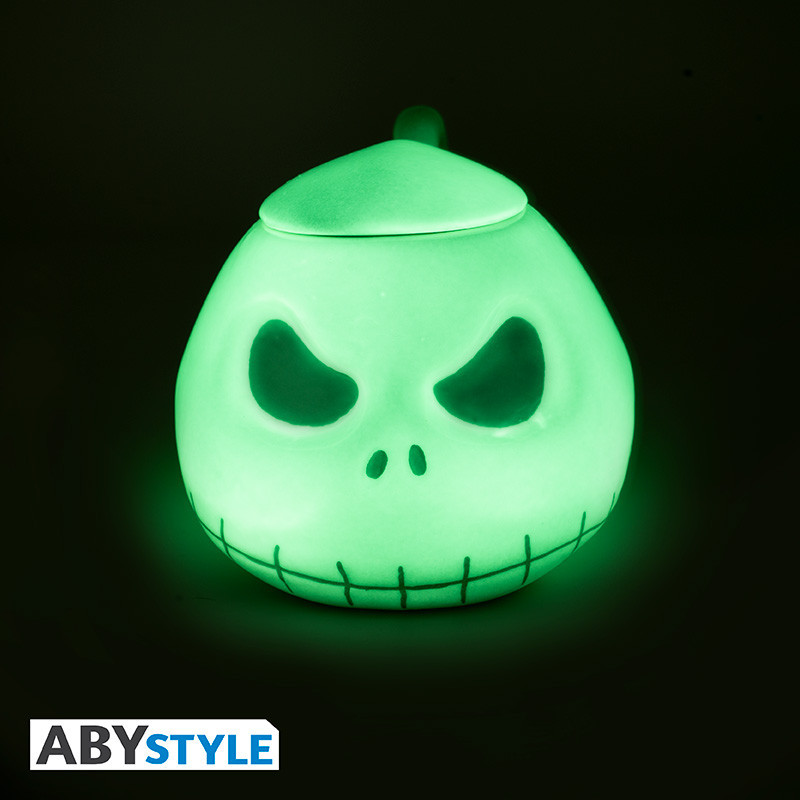 Caneca 3D The Nightmare Before Christmas Jack Skellington Glow in the Dark ABYstyle
