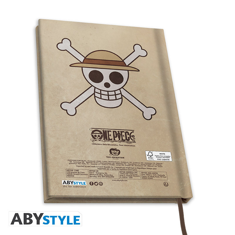 Carnet A5 One Piece Wanted Luffy Wano ABYstyle