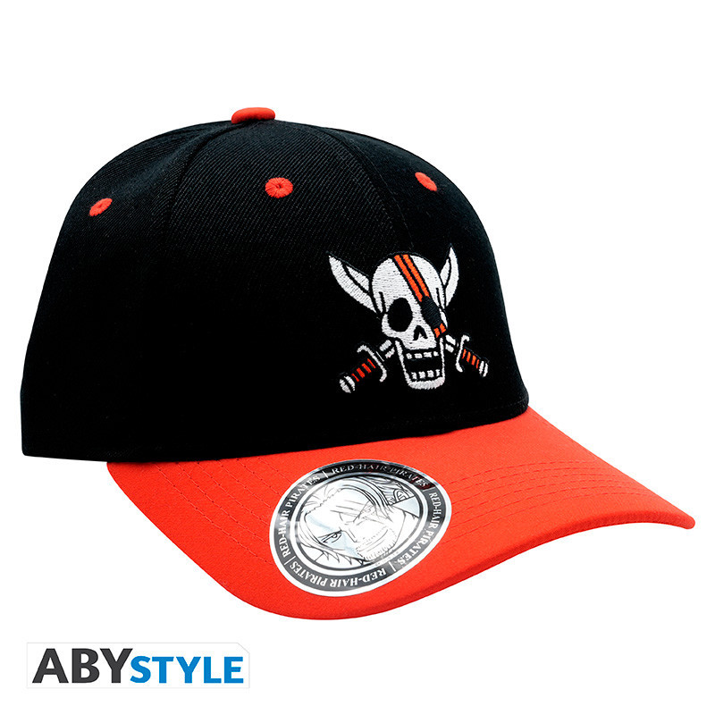 One Piece Shanks Black and Red Cap ABYstyle