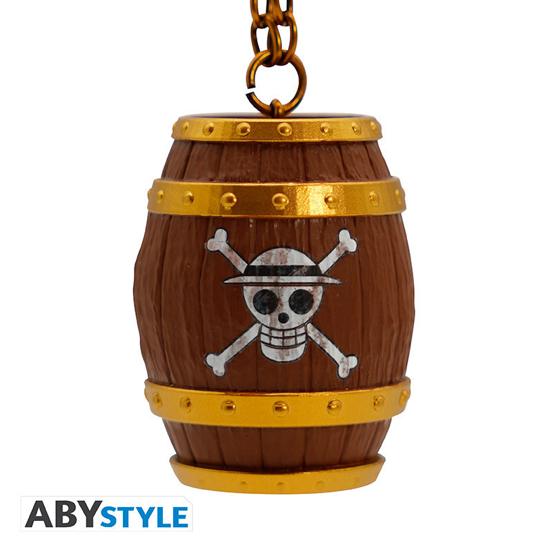 One Piece 3D Barrel Keychain ABYstyle