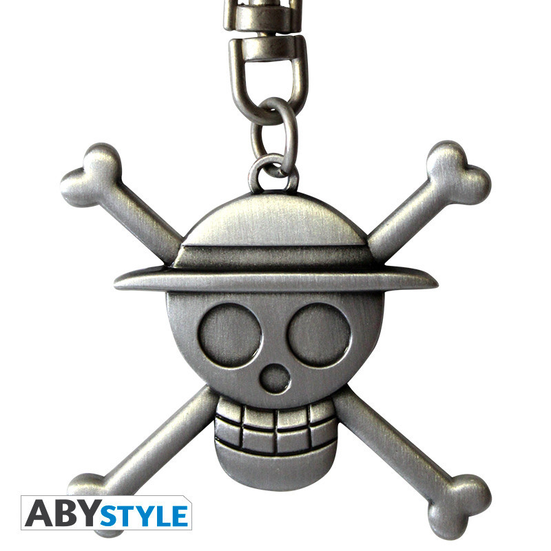 3D One Piece Skull Luffy Keyring ABYstyle