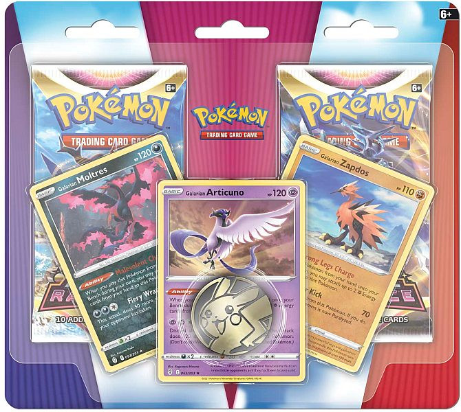 Pokémon TCG: Enhanced 2-Pack Blister (Galarian Birds) – Blister Inglês (EN)