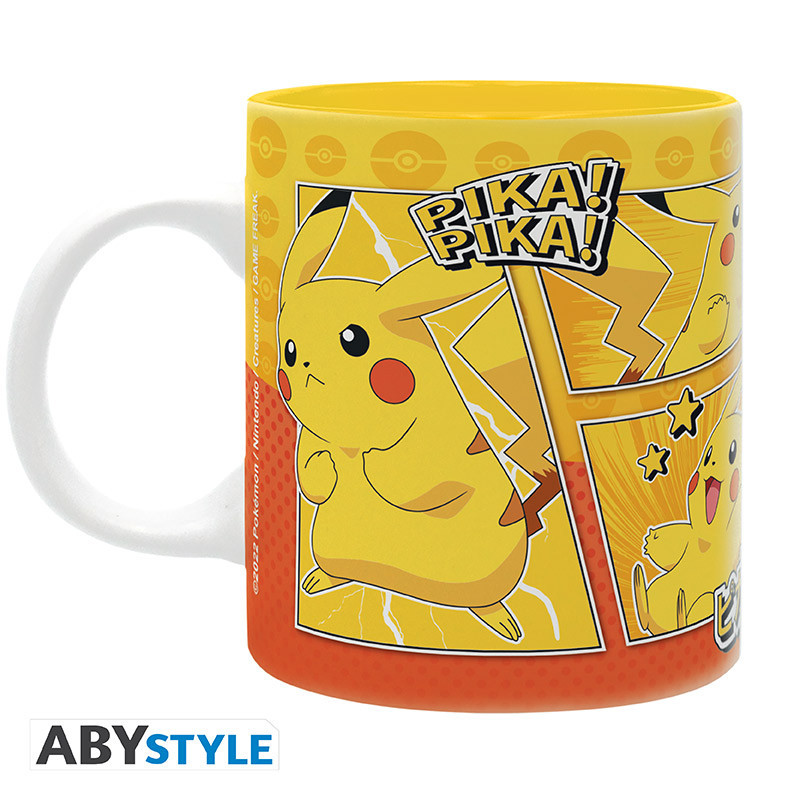Caneca Pokémon Comic Strip Pikachu 320 ml ABYstyle