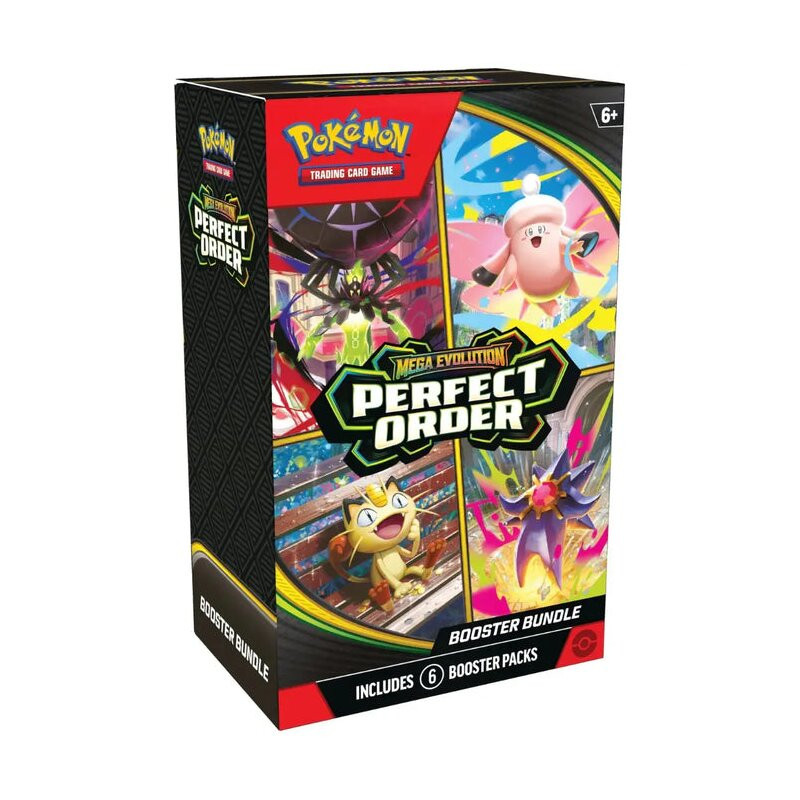 Pokémon TCG Mega Evolution Perfect Order Booster Bundle Inglês