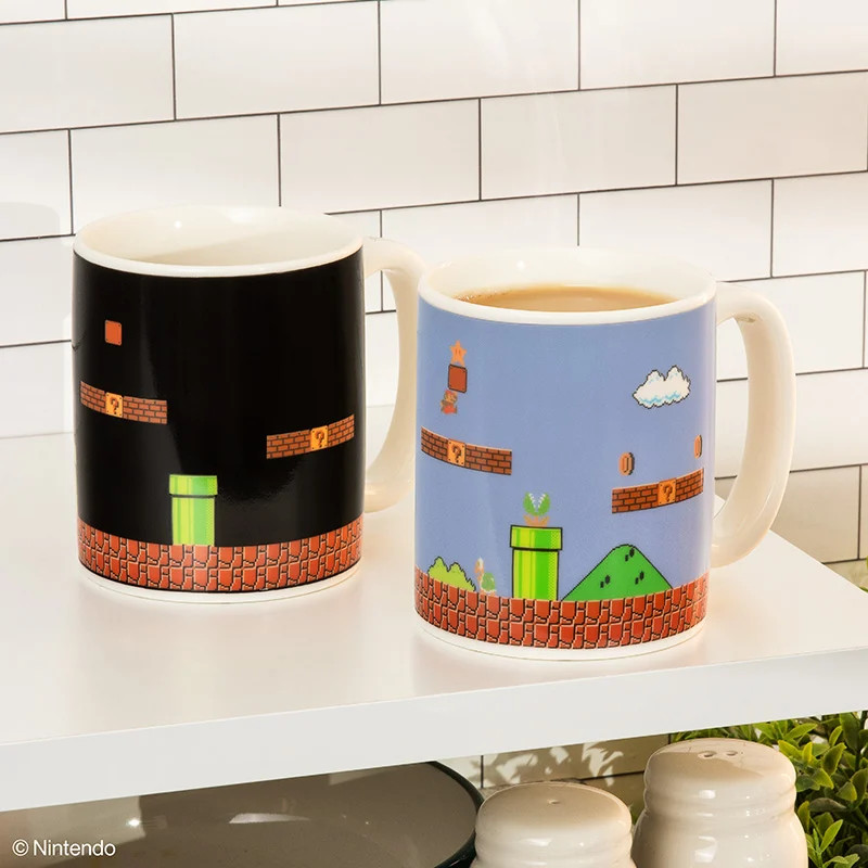 Caneca Termossensível Super Mario Bros Nintendo Paladone