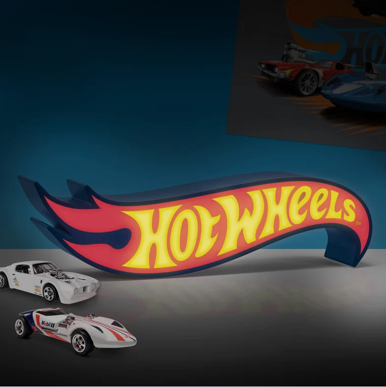 Lumière en forme de logo Hot Wheels Paladone