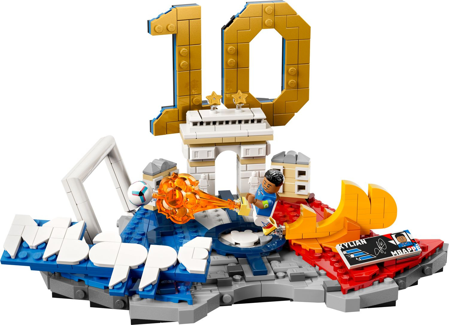 LEGO Editions Kylian Mbappé Soccer Highlights 43013